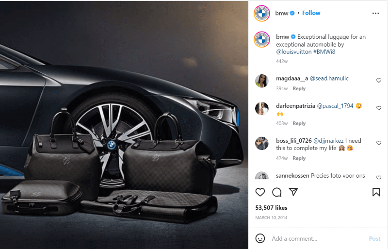 Overview Of BMW And Louis Vuitton Dual Branding Campaign To