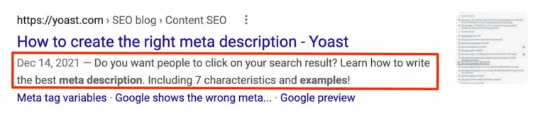 How to create the right meta description • Yoast