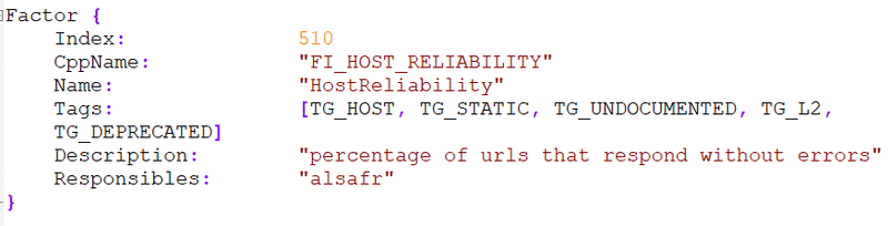 Host reliability is a ranking factor