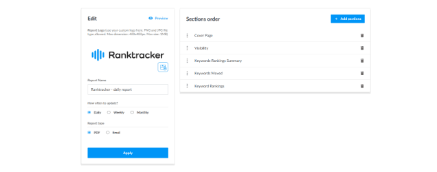 White label reports