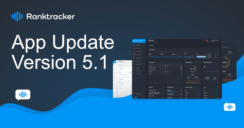 Ranktrackerバージョン5.1がリリースされました。