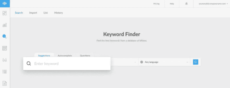 Keyword Finder Tool