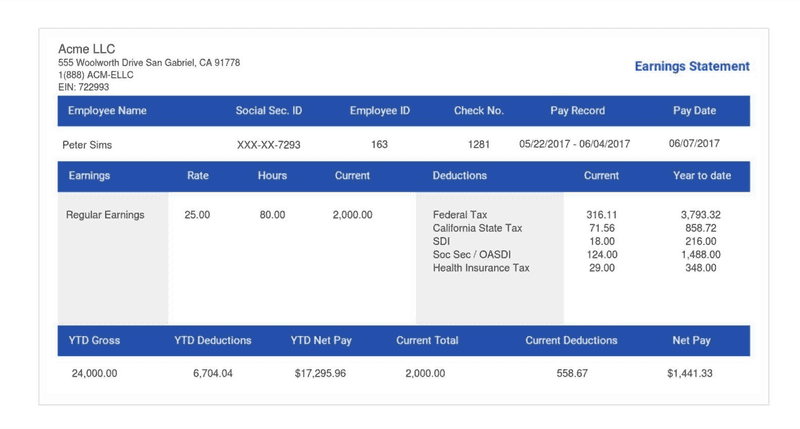 invoice