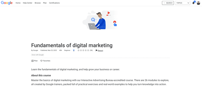 Fundamentals of Digital Marketing