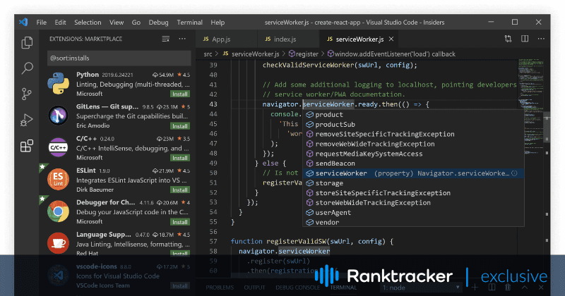 Top Node Js IDEs für moderne Anwendungsentwicklung