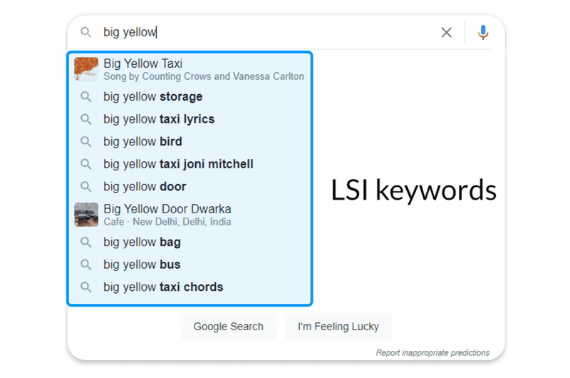 LSI keywords