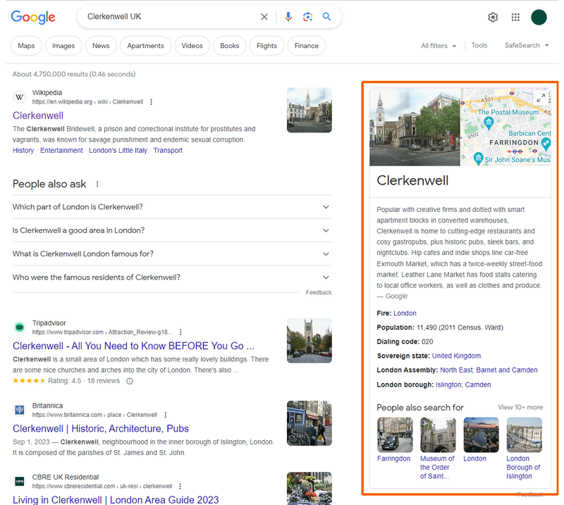 Local knowledge graph box