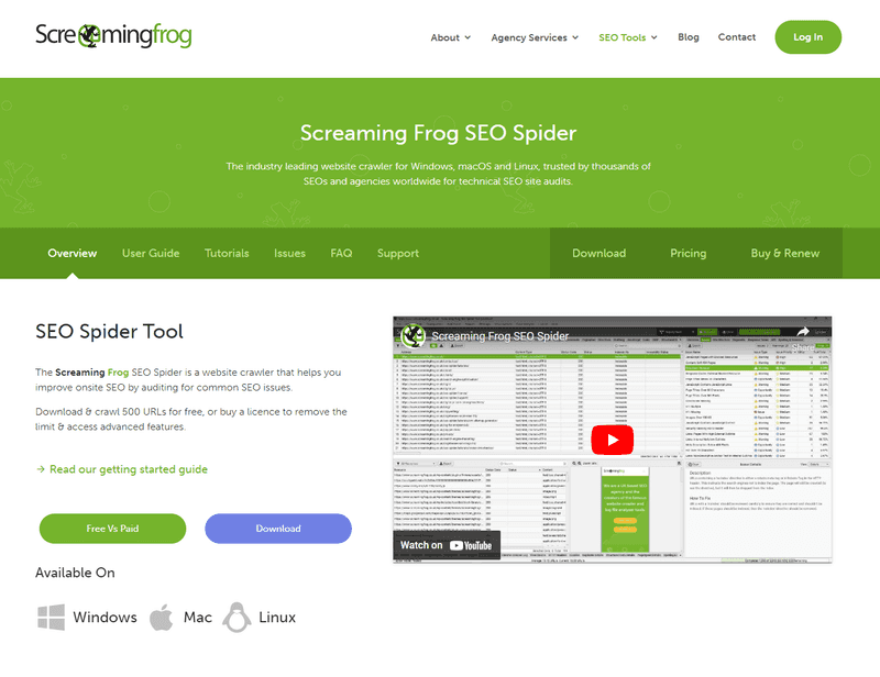 Screaming Frog SEO Spider Screaming Frog SEO Spider