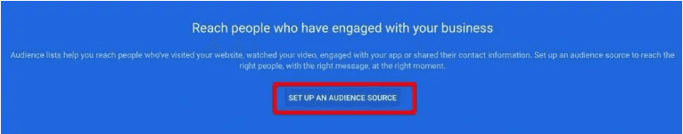 Audience Source Audience Source
