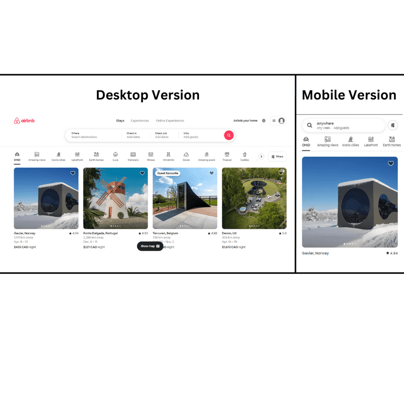 Airbnb Landing Page Airbnb Landing Page