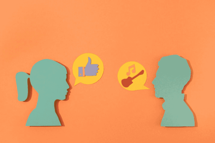 people talking people talking