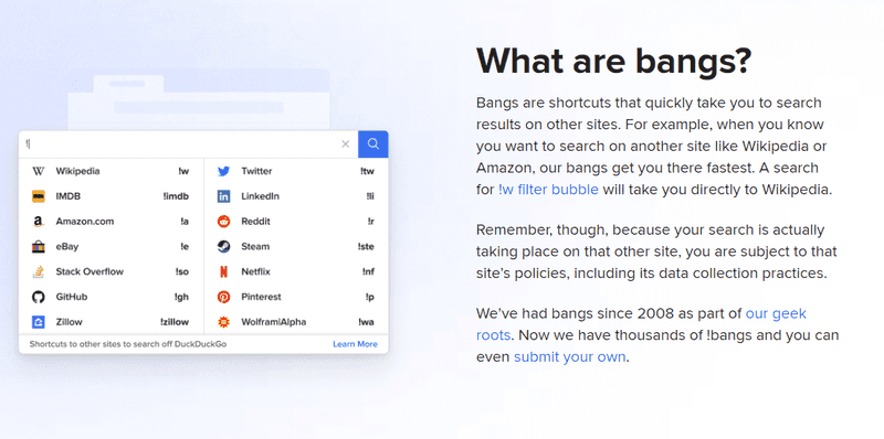 advantages of using DuckDuckGo advantages of using DuckDuckGo