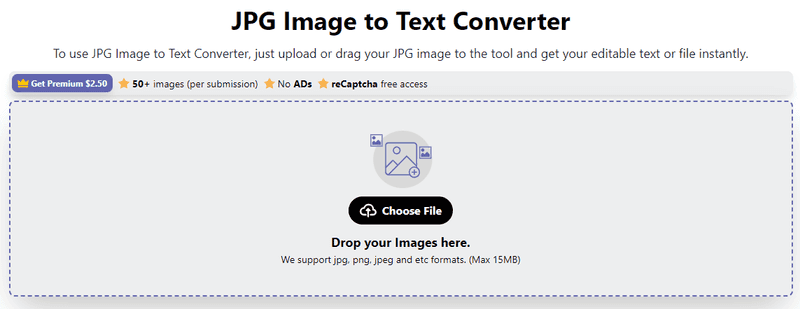 JPG to Text