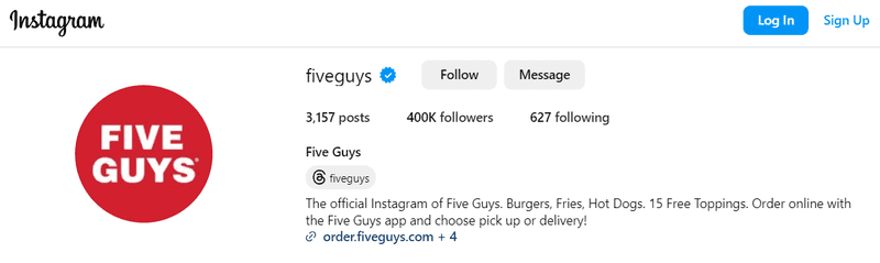 Five Guys Five Guys